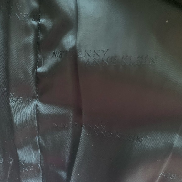 Anne Klein Wool-Cashmere Blend Coat, Black, Sz 6 - Picture 6 of 13